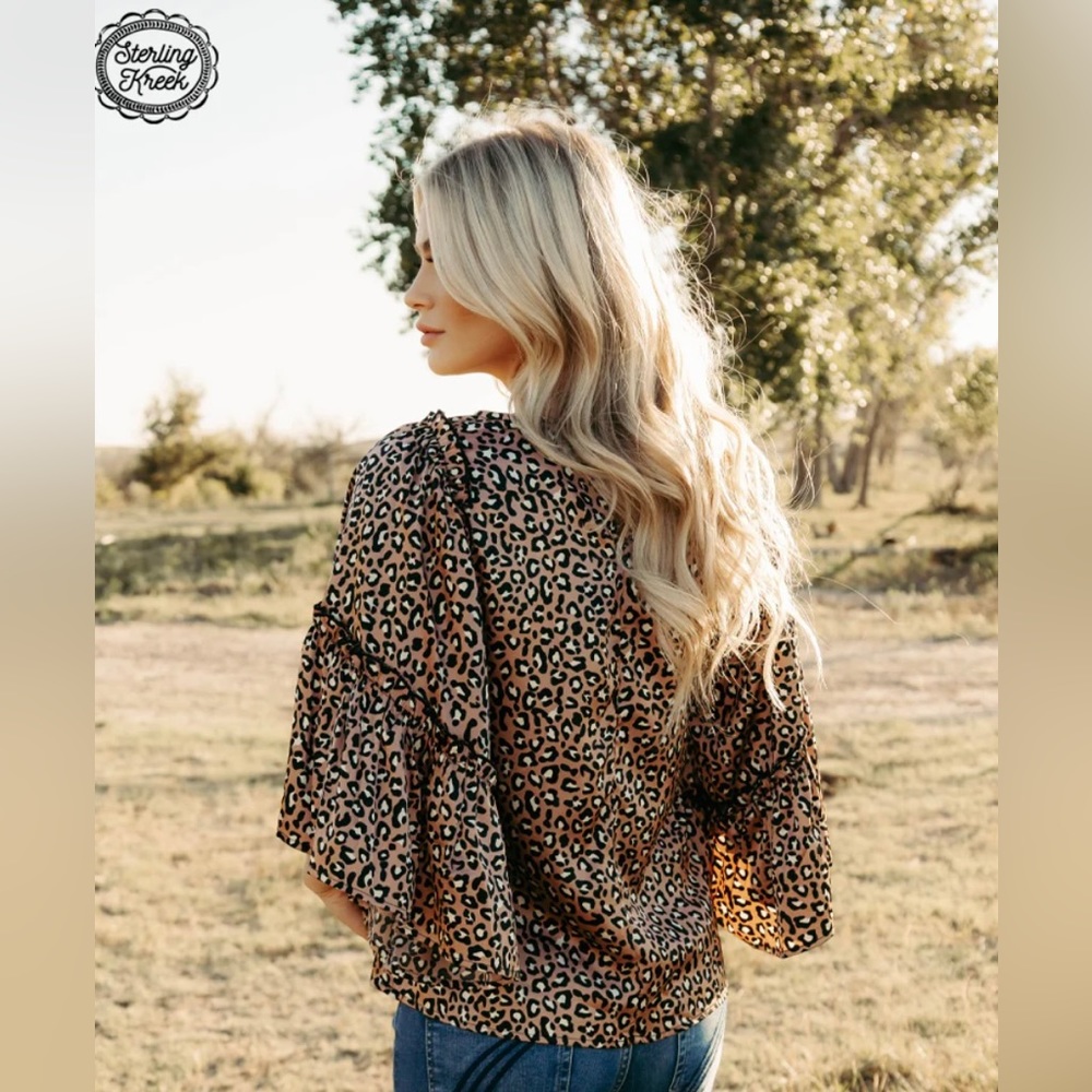 Into the Night Top - Leopard - Picture 3 of 5